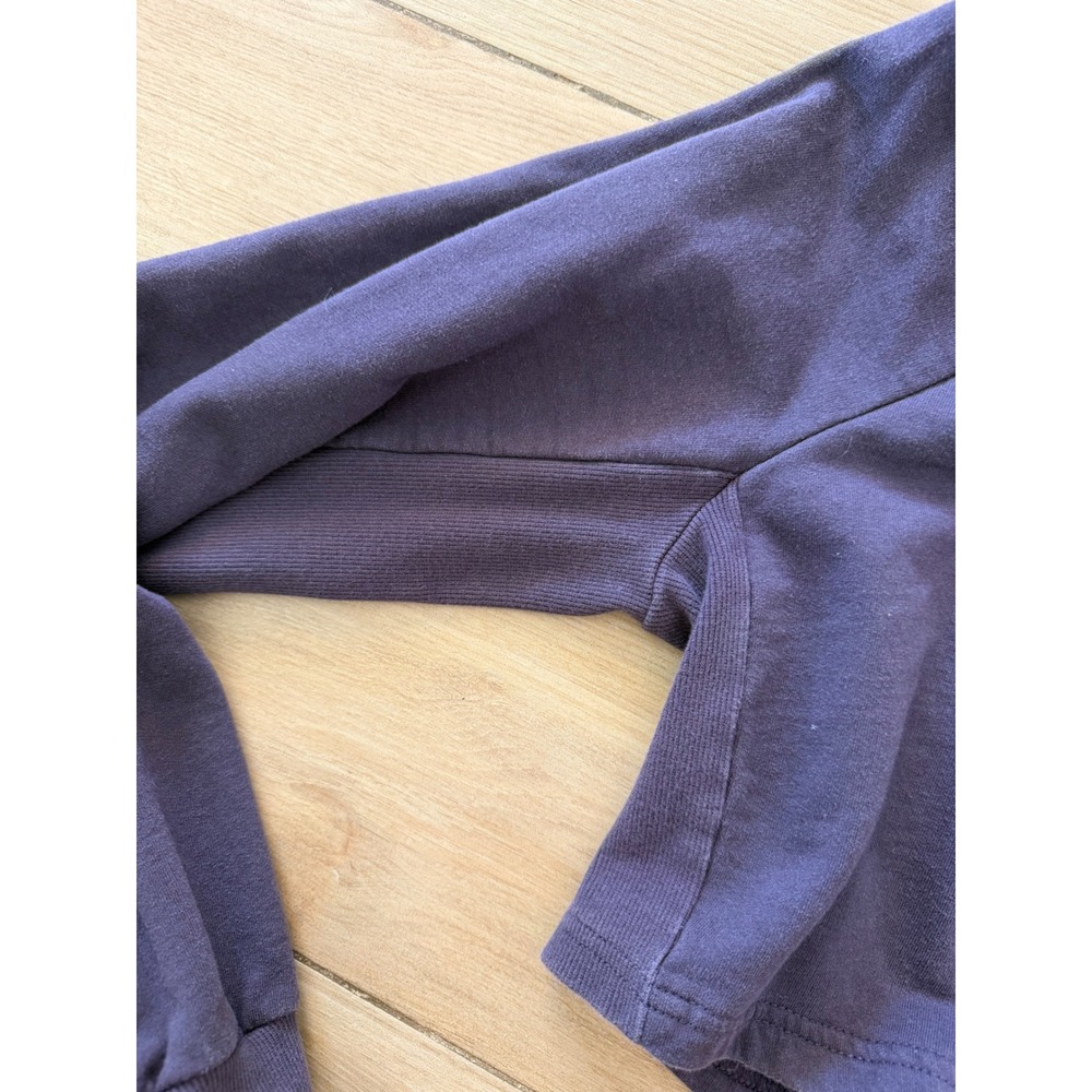 Gymshark Womens Training Cropped Hoodie Plum Purple Raglan Pullover Small - Picture 4 of 6